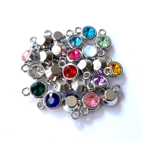 50 perles en acrylique couleur argent, 8 et 11mm, pierre porte-bonheur pendentif à breloque pour la fabrication de bijoux, de bracelets et de colliers, B001 ► Photo 1/6