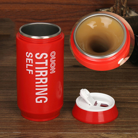 Tasse thermique de 250ml en acier inoxydable, mélange automatique de café et de lait, tasse intelligente électrique à Double isolation magnétique ► Photo 1/6