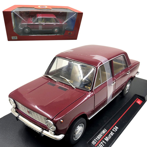 Véhicule en alliage moulé sous pression 1:18 en métal, voiture russe Lada Fiat, modèle statique, jouets de Collection pour adultes et enfants, cadeaux, affichage de Souvenirs ► Photo 1/6