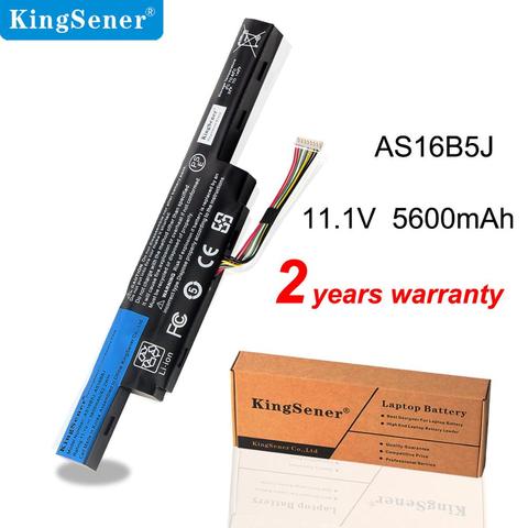 KingSener-batterie pour ordinateur portable, 2 ans de garantie gratuite, pour Acer Aspire E5-575G-53VG 3ICR19/66-2, AS16B5J AS16B8J ► Photo 1/6