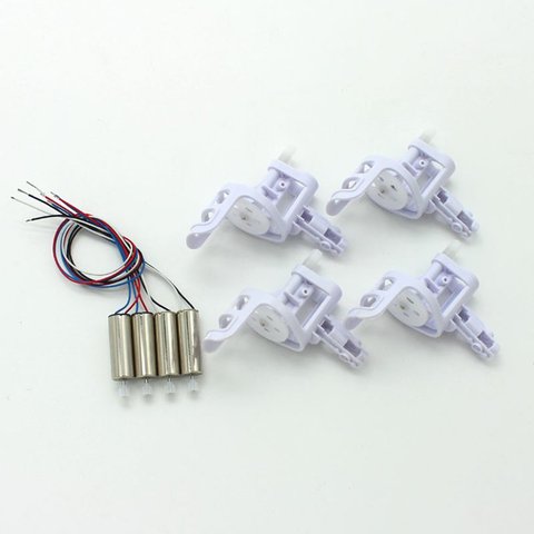 Moteurs de moteur de Drone de 2 paires avec le couvercle de Base de moteur de 4 pièces pour les accessoires de quadrirotor de SYMA X5C X5C-1 X5 RC ► Photo 1/6