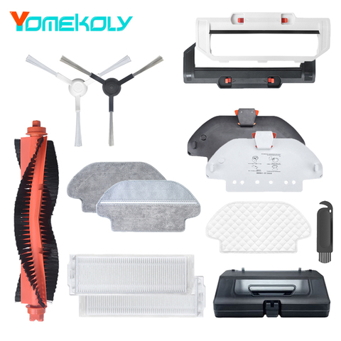 Accessoires pour aspirateur Robot Xiaomi Mijia Pro/serpillère STYJ02YM/VIOMI V2 PRO/V3, brosse principale/latérale, filtre Hepa, pièces en tissu ► Photo 1/6