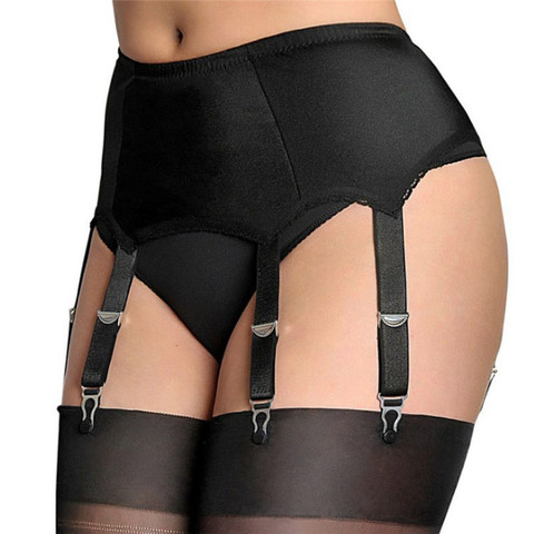 Ceinture à jarretelles Sexy pour Femme, taille haute, ceinture à bretelles en maille, élastique, Lingerie Sexy pour boîte de nuit ► Photo 1/4