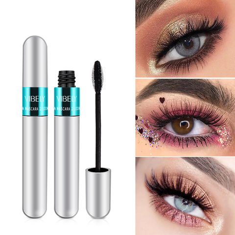 Double tête Mascara imperméable 4D épais tirer longue boucle cils déformés liquide pas facile étourdissement colorant yeux cils maquillage TSLM1 ► Photo 1/6