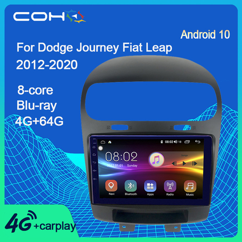 COHO-autoradio Android 2012, 6 go/2022 go, Navigation Gps, Octa Core, lecteur multimédia pour voiture Dodge Journey Fiat lap (10.0-128) ► Photo 1/6