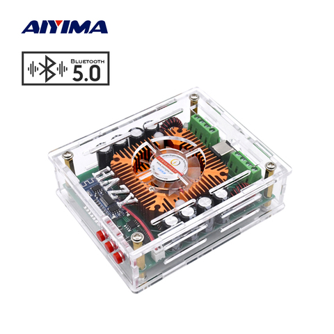 AIYIMA TDA7850 classe AB Bluetooth 5.0 amplificateur de puissance Audio 4x50W 4 canaux Mini ampli HiFi stéréo voiture amplificateur Home cinéma ► Photo 1/6