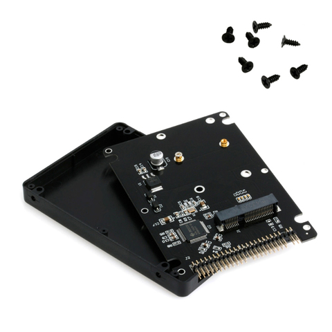 Adaptateur mSATA SSD à 44 broches IDE, carte de conversion mSATA IDE en disque dur IDE 2.5 pouces ► Photo 1/6