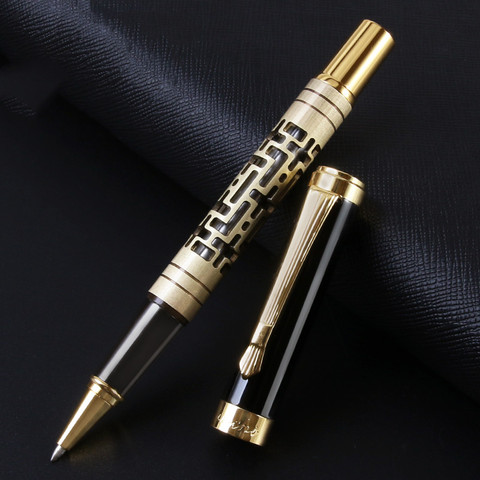 Haute qualité métal luxe 0.5mm stylo à bille roulante stylo à bille affaires écriture signature stylos à bille bureau fournitures scolaires 03774 ► Photo 1/6