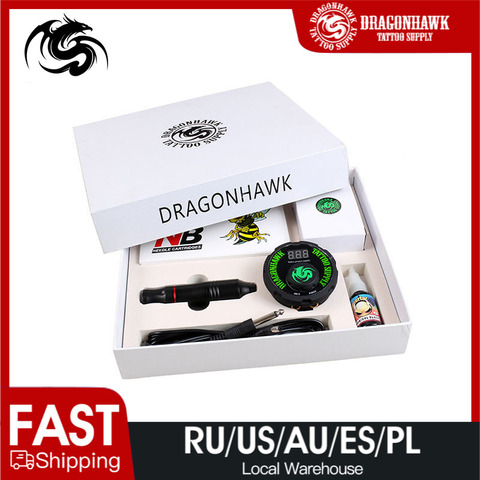 Kit professionnel de Tatouage Set Machine À Tatouer Rotary Pen Puissance Encre Ensembles Aiguilles Accessoires ► Photo 1/6