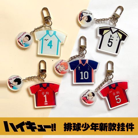 Personnages de dessin animé Haikyuu, porte-clés, sac d'école, pendentif, cadeaux en acrylique, 2 types de Haikyuu ► Photo 1/6