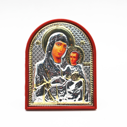 Icône religieuse, vierge marie et enfant, en plaqué or, belle artisanat, mère de jésus pour bébé ► Photo 1/4