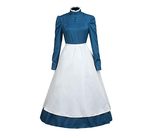 COLDKER – robe de demoiselle d'honneur pour femme, Costume de sofia, château en mouvement, Halloween ► Photo 1/6