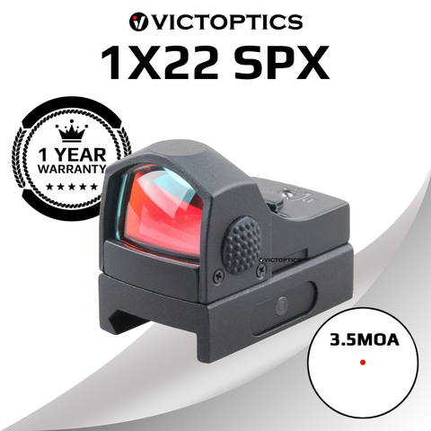 Victoptica – 1x22 SPX Red Dot Sight, 3,5moa, 6 niveaux d'intensité 17x23mm, tir général, objectif de fusil optique adapté à AirSoft ► Photo 1/6