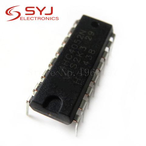 10 pcs/lot SN74HC4052N 74HC4052N 74HC4052 DIP-16 En Stock ► Photo 1/1