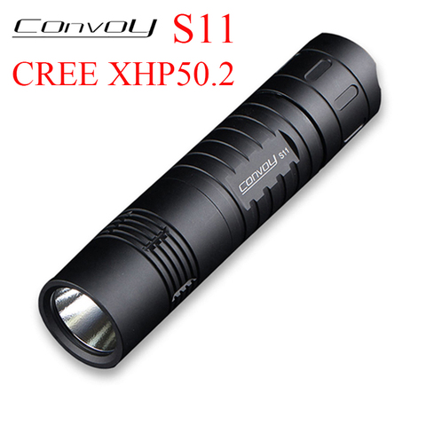 Convoi S11-lampe torche tactique Led Cree XHP50.2, torche puissante, lanterne pour le Camp, éclairage à main, 18650, 26650 ► Photo 1/6