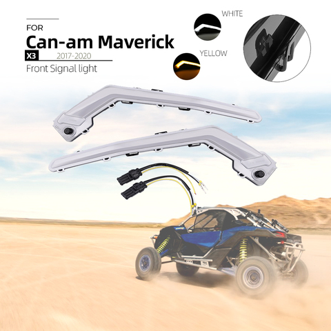 KEMIMOTO UTV assemblage de lumière Signature avant avec lumière clignotante pour canette Am Maverick X3 XDS XRS Max Turbo R 2017 - 2022 ► Photo 1/6