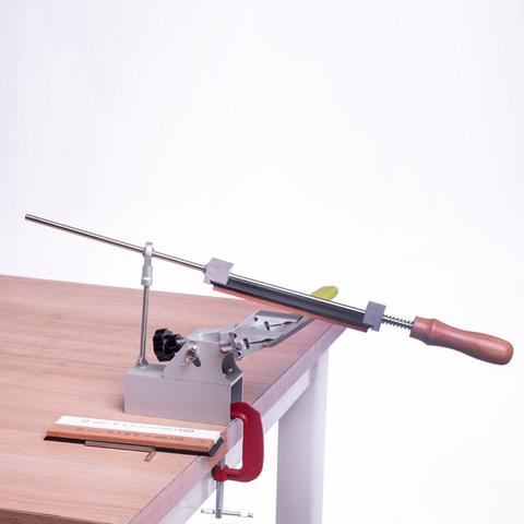 Affûteuse De couteau Afilador De Cuchillo Cuisine Outils Messerschärfer Tourner La Pince 360 Degrés Avec 3 Pièces Pierre À Aiguiser ► Photo 1/4