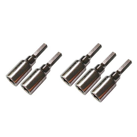 Adaptateur d'embout hexagonal de 4mm à 6.35mm, embouts de tournevis de 1/4 