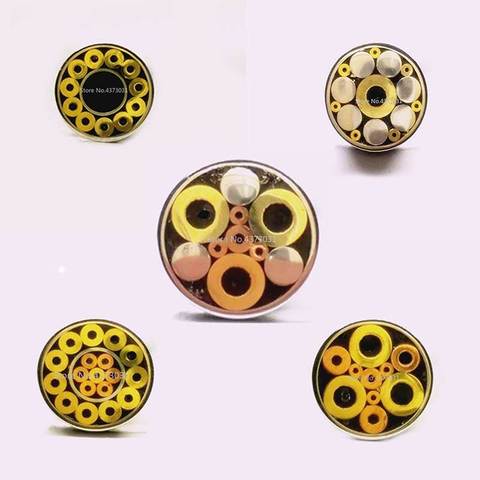 Rivets à broche en mosaïque de 5mm, 9 types de Design, pour bricolage, poignée de couteau, décoration, Style exquis, longueur des Rivets 9cm ► Photo 1/6