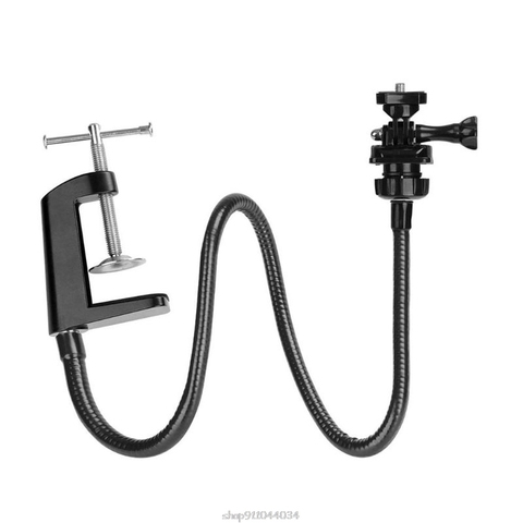 Support de caméra avec pince à mâchoire de bureau améliorée support de col de cygne Flexible pour Webcam Brio 4K C925e C922x C922 C930e C930 C920 D08 20 ► Photo 1/6