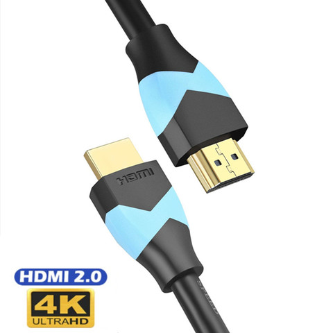 Câble HDMI 2.0 1.4V 4K 60Hz, extension pour PC, PS4, TV, ordinateur portable, projecteur, 3 m 5 m 10 m ► Photo 1/6