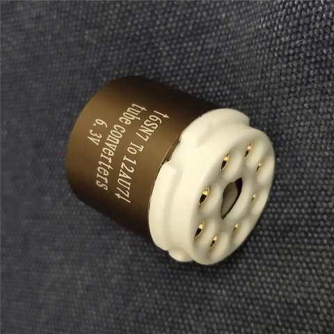 Adaptateur de prise pour Tube à vide 6SN7 à ECC83 12AX7 12AU7, 6.3V ► Photo 1/5