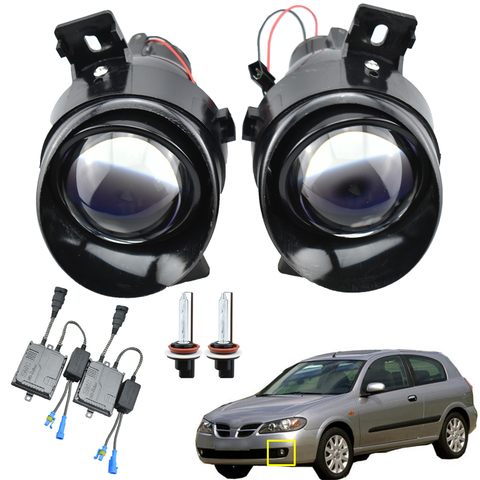 1 paire voiture avant pare-chocs antibrouillard H11 12V pour Almera 2/II hayon (N16) 2001 2002 2003 2004 2005 2006 pour x-trail T30 2001-2006 ► Photo 1/6