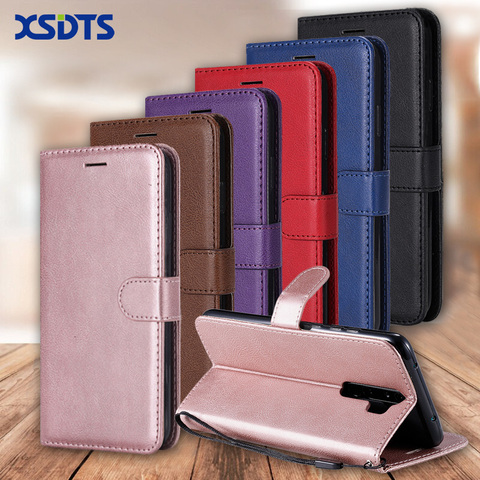 Étui portefeuille Pour Xiaomi Redmi Note 9 9S 9A 9C 8A 8 8T 7 6 5 4 3 Pro Max 4X 4A Aller S2 Plus Poco F2 X3 Nfc M3 En Cuir PU Couverture de Téléphone ► Photo 1/6