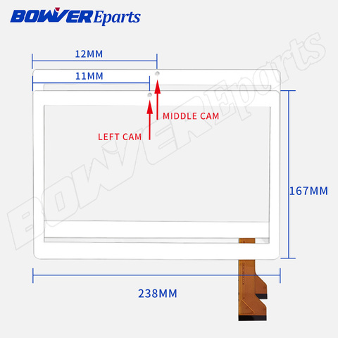 2.5D 10.1 pouces nouvel écran tactile pour Dexp Ursus N210 N310 N410 3G 4G tablette écran tactile capteur tactile tablettes verre ► Photo 1/5