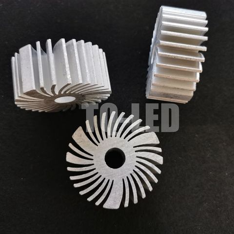 46mm aluminium radiateur 3w 5W haute puissance lampe à Led radiateur plafonnier spot Downlight radiateur ► Photo 1/4