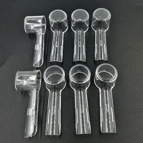 Brosse à dents électrique, 8 pièces, voyage, cache brosse à dents avec capuchon housse de protection pour Braun Oral B, protection de brosse à dents ► Photo 1/2