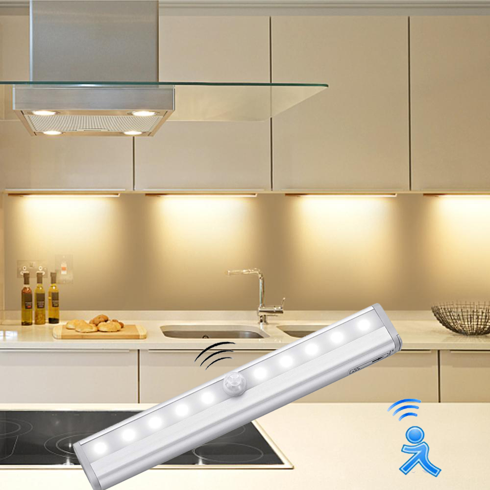 Lampe LED étanche avec capteur de mouvement PIR, rétro-éclairage pour WC,  luminaire décoratif d'intérieur, 8 couleurs - AliExpress