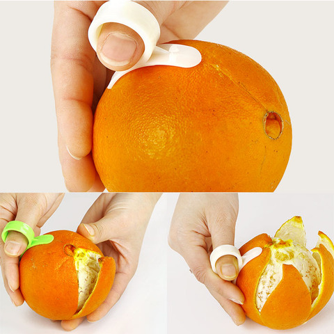 Éplucheur Type de doigt | Gadgets de cuisine, outils de cuisine éplucheur Type de doigt, dispositif peau d'orange ouvert 1 pièce ► Photo 1/5