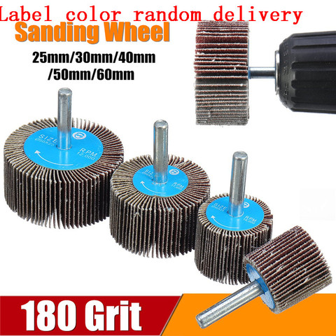 180 grain 25/30/40/50 ponçage rabat roue polissage meulage accessoires outil disque pour Dremel outil rotatif ► Photo 1/6