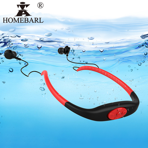 Écouteurs Bluetooth 168 Plus, 3 en 1, 8 go, Radio FM, étanche IPX8, pour course à pied, natation, plongée, 5.0 plus ► Photo 1/6