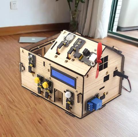 Kit de maison intelligente Keyestudio avec carte PLUS pour tige de bricolage Arduino ► Photo 1/6