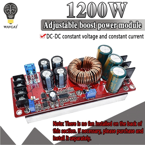 1200 W 20A DC Convertisseur Boost Step-up Module D'alimentation EN 8-60 V OUT 12-83 V ► Photo 1/6