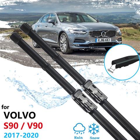 Essuie-glace de voiture pour VOLVO S90 V90 2017 2022 S 90 V, accessoires pour voiture, T4 T5 T6 T8 D3 D4 D5 AWD ► Photo 1/6