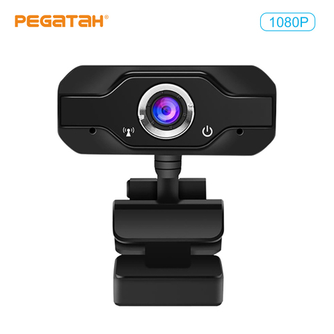 Haut-parleur Webcam 1080p Web caméra avec Microphone caméra PC Full HD Webcam 1080p Web Cam pour ordinateur Usb caméra avec couverture de Webcam ► Photo 1/6