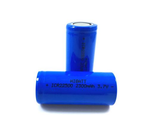 Batterie lithium-ion Rechargeable 3.7V 22500, cellule li-ion icr22500, 2300MAH pour lampe de poche, rasoir électrique ► Photo 1/4