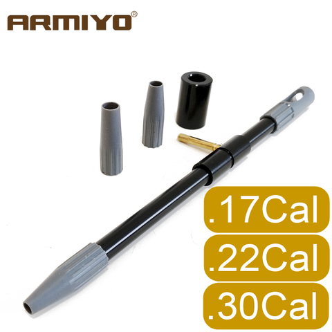 Armiyo – Kit de nettoyage universel pour armes à feu, 8 pièces/ensemble. 17cal à. 22cal à. 30cal, Guide d'alésage pour fusil, brosse, accessoires de chasse tactiques ► Photo 1/5