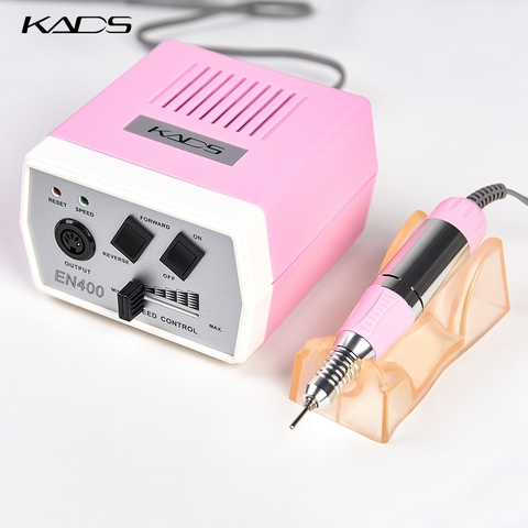 KADS – Ponceuse à ongles électrique, équipement pour manucure, pédicure, Nail Art acrylique, 30000 tours par minute, noir, gris, en forme de stylo, ensemble de machine ► Photo 1/6