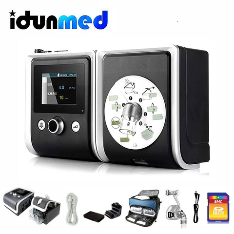 BMC CPAP Machine masque couvre-chef humidificateur filtre tuyau sac appareil respiratoire Portable respirateur pour l'apnée du sommeil Anti ronflement ► Photo 1/6