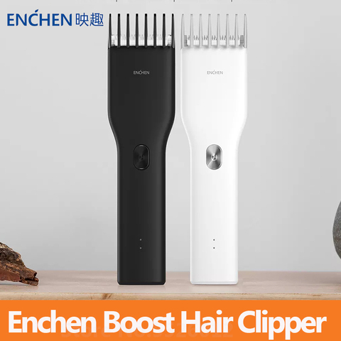 Enchen Boost – tondeuse à cheveux électrique USB, coupe-cheveux à deux vitesses, charge rapide, pour enfants et adultes ► Photo 1/6