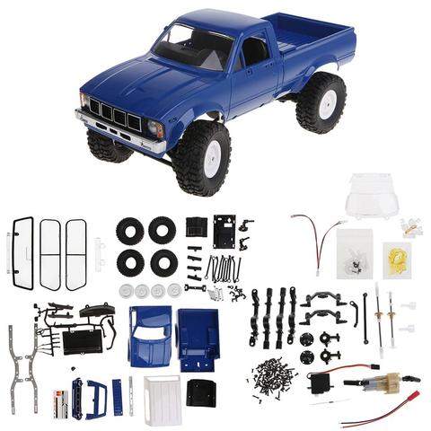 WPL C24 2.4G bricolage RC voiture KIT 4WD télécommande chenille hors route Buggy Machine mobile enfants jouets ► Photo 1/6