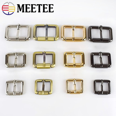 Meetee 5/10 pièces 20-32mm carré D anneau broche boucles bricolage cuir ceinture sangle réglable rouleau boucle matériel fournitures accessoire ► Photo 1/6