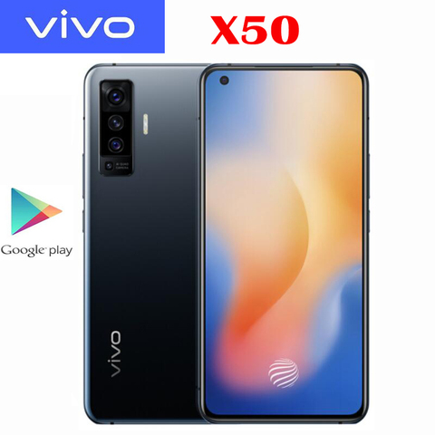 Original officiel nouveau VIVO X50 5G SmartPhone Snapdragon 765G 6.56 ''AOMLED 2376x1080P 48.0MP caméra NFC 33W Charge rapide 4200mAh ► Photo 1/3