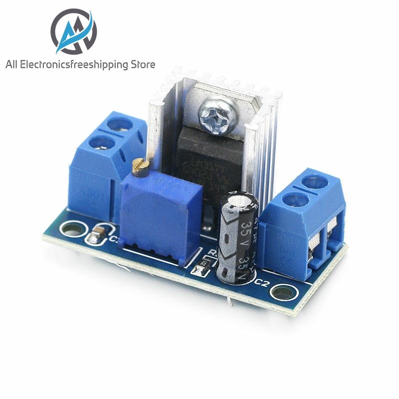 LM317 convertisseur de DC-DC Buck abaisseur Module de carte régulateur linéaire LM317 régulateur de tension réglable alimentation ► Photo 1/5