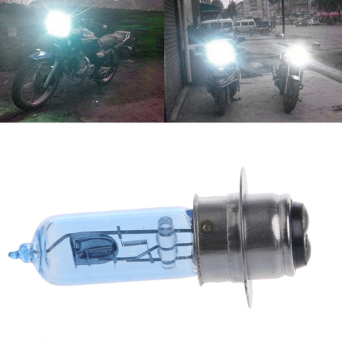 Ampoule de phare blanc pour moto et véhicule électrique, 1x P15D-25-1, 12V DC, 35W ► Photo 1/6