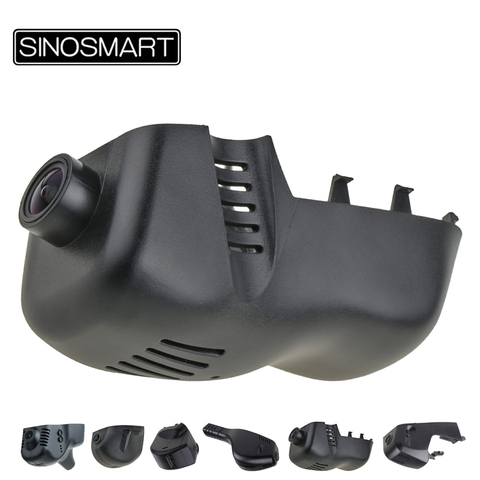 SINOSMART Novatek 96672 voiture Wifi DVR pour Jetta Touareg Polo Passat Touran Tiguan Bora Magotan Golf etc. APP contrôle SONY IMX323 ► Photo 1/6